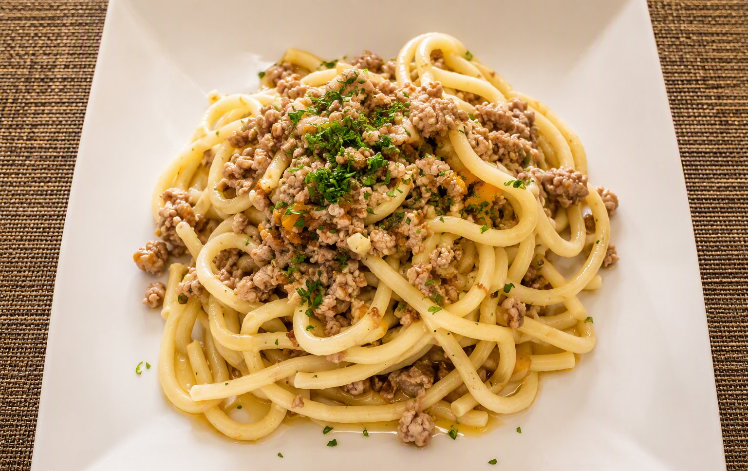 Pici al ragù bianco di cinta senese
